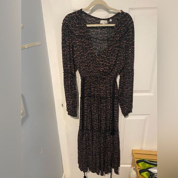 A.L.C Joana Tiered Side-Tie Maxi Dress - Picture 5 of 8